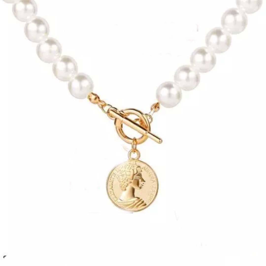 Pearl Coin Necklace