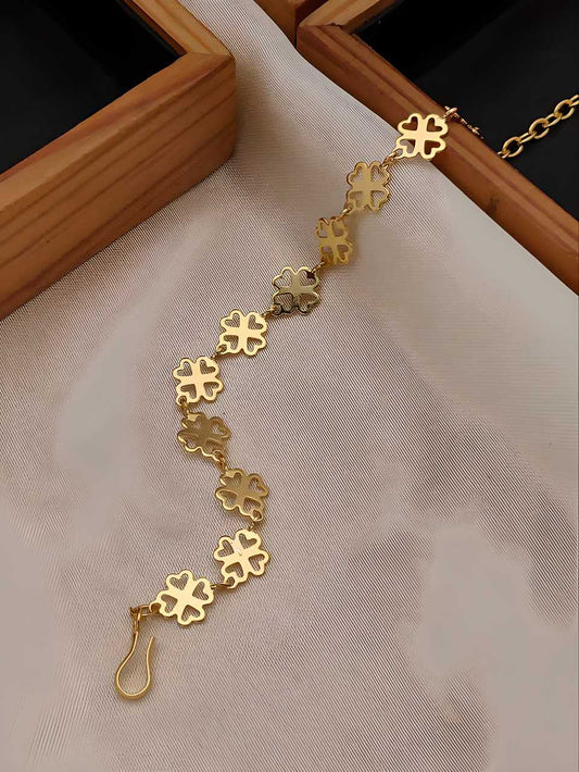 Flower Gold Plated Bracelets