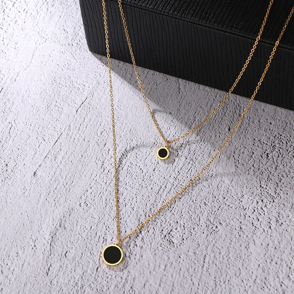 Round Charm Necklace